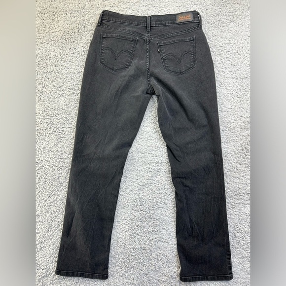 Levi's Jeans Womens 4 Straight Leg 505 Classic Black Denim Basic Casual Outdoors - Picture 5 of 5